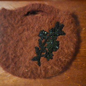 Mini Plush Tote Bag For Women, FauxThick Wool Mini Bag, Autumn And Winter